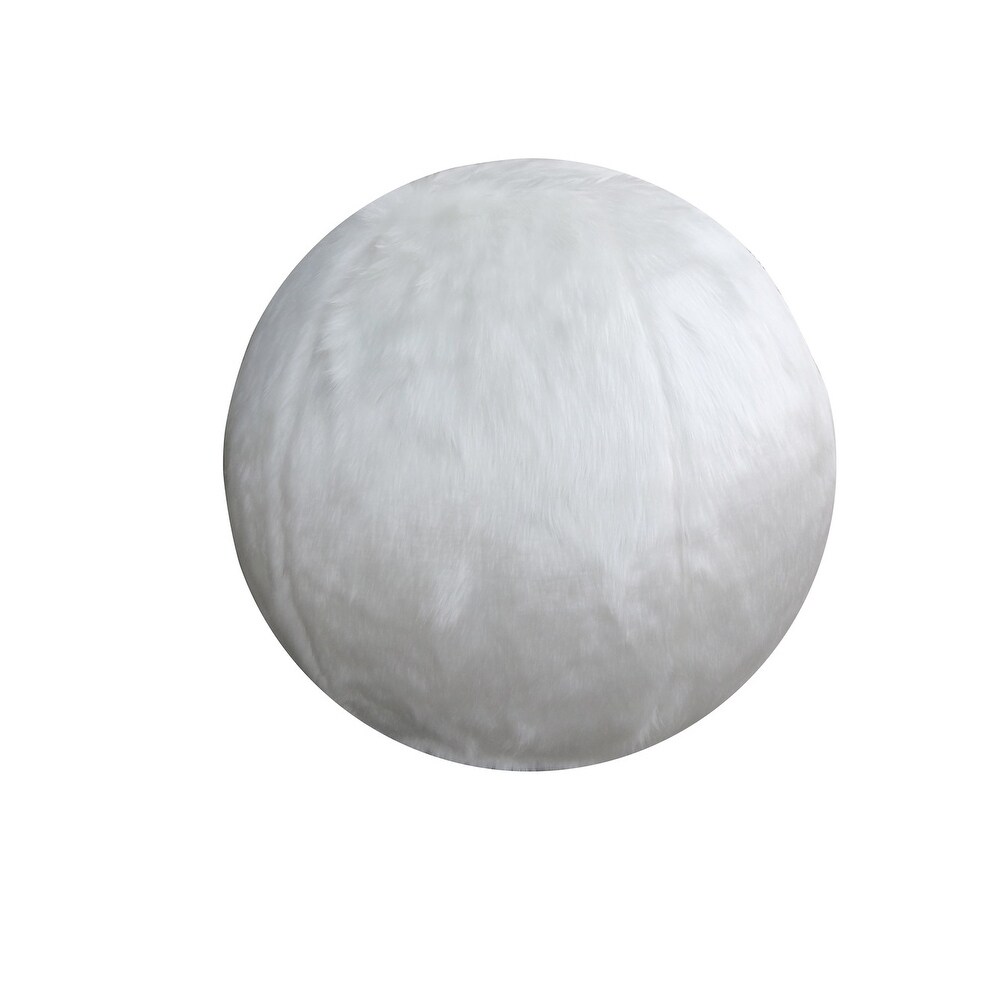 white yoga ball