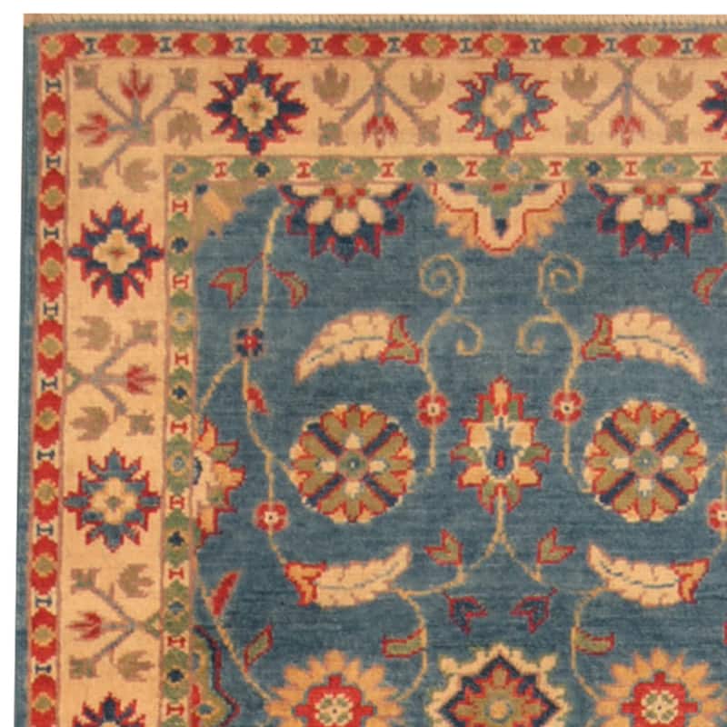 Handmade One-of-a-Kind Kazak Wool Runner (Afghanistan) - 2'8 x 9'6