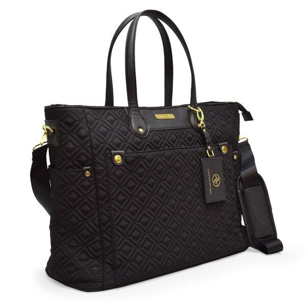 quilted nylon bag