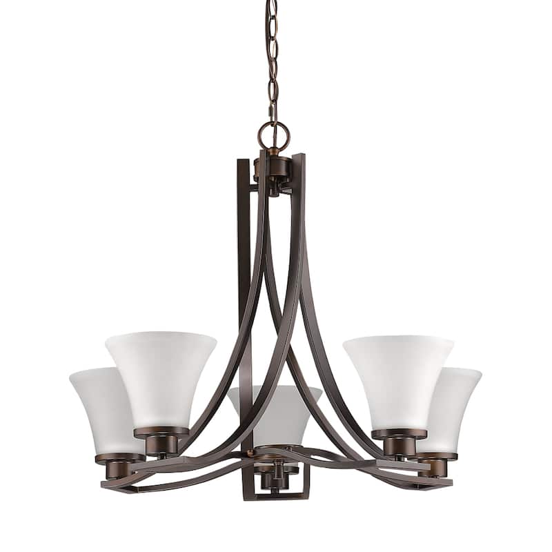 Mia 5-light Oil Rubbed Bronze Mini Chandelier