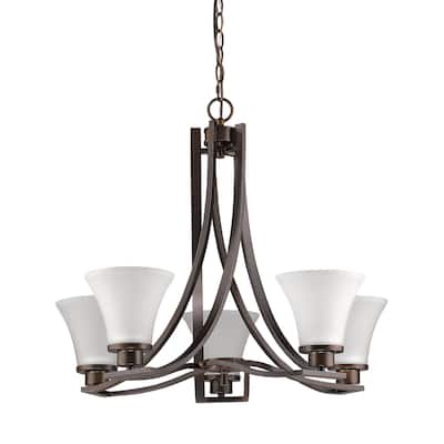 Mia 5-light Oil Rubbed Bronze Mini Chandelier