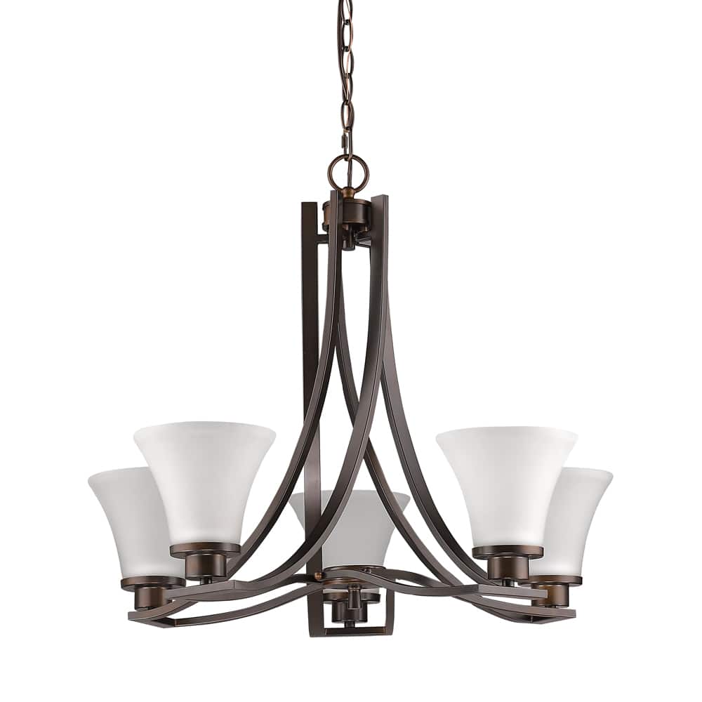 Mia 5-light Oil Rubbed Bronze Mini Chandelier