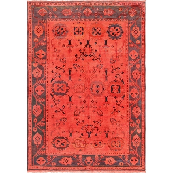 Pasargad Overdye Colletion Hand-Knotted Wool Area Rug (7' 7" X 11' 4") - 8' x 10'
