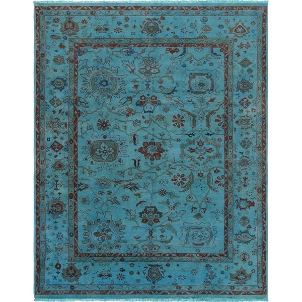Pasargad Overdye Colletion Lamb's Wool Area Rug (8' 3" X 10' 0") - 8' x 10'