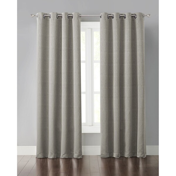 Wonder Home Miko Solid Blackout Grommet Panel, 50" * 95", Beige