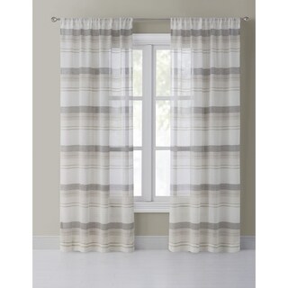 Wonder Home Kevin Rod Pocket Panel Pair - Bed Bath & Beyond - 18028662