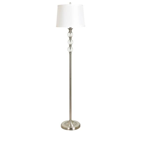 Shop Sapphira Crystal And Metal 61 5 Floor Lamp Overstock