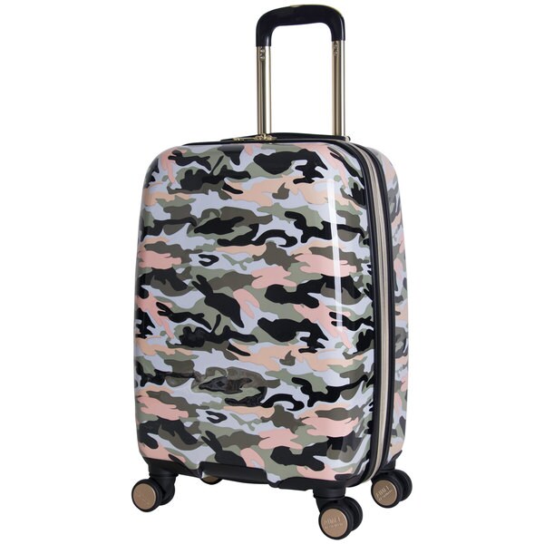 camo suitcase with wheels