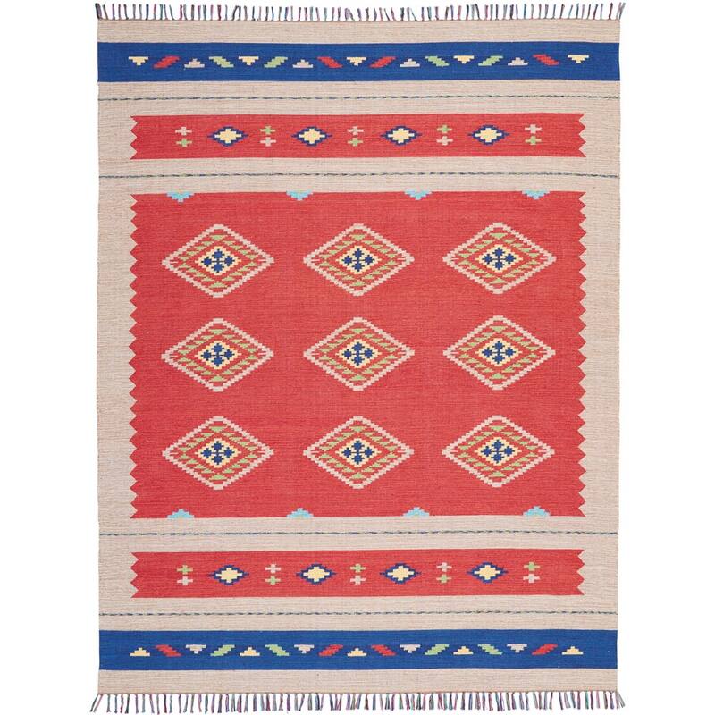 Nourison Baja Diamond Southwestern Fringe Area Rug