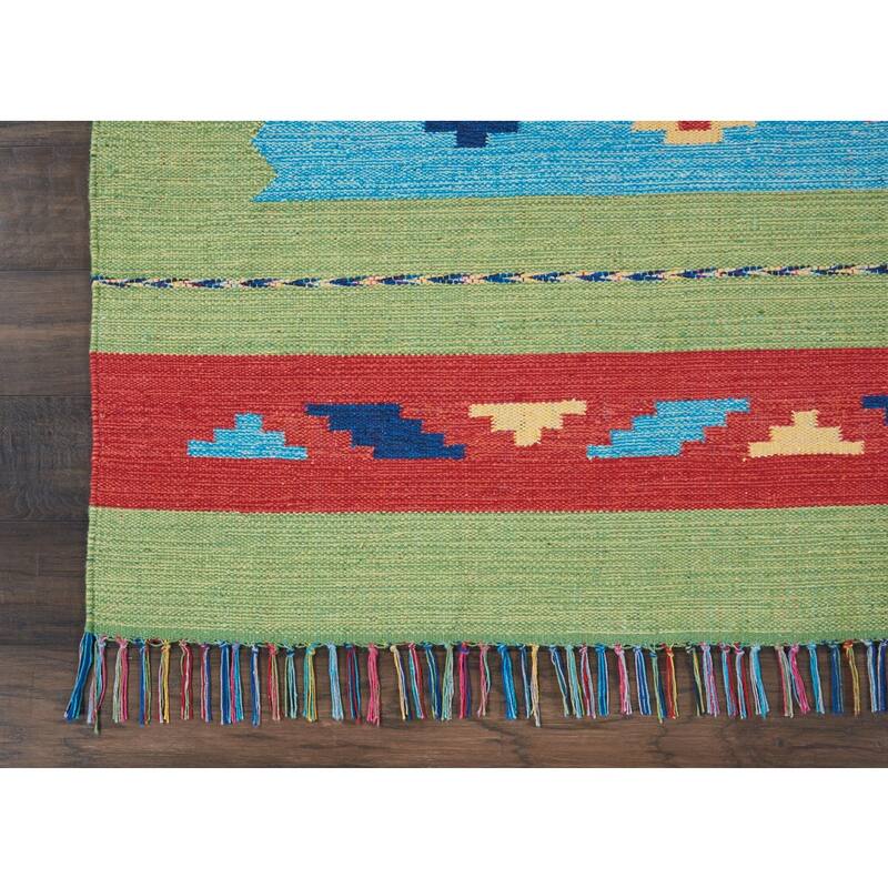 Nourison Baja Diamond Southwestern Fringe Area Rug