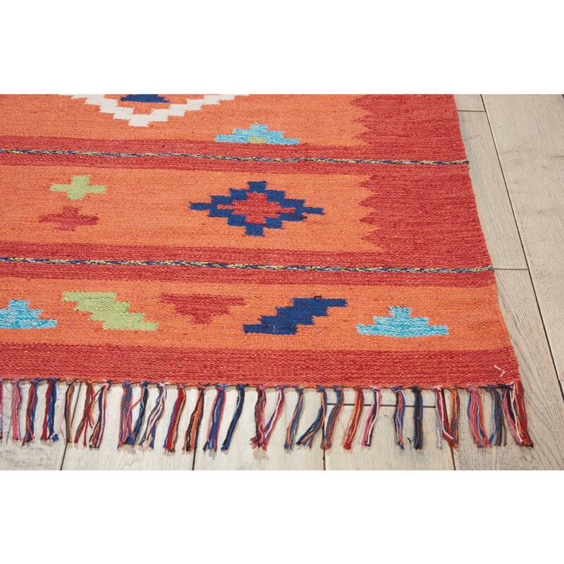 Nourison Baja Diamond Southwestern Fringe Area Rug