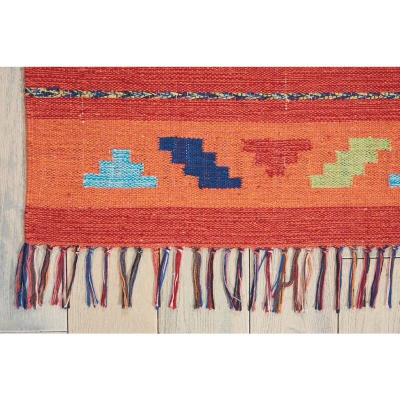 Nourison Baja Diamond Southwestern Fringe Area Rug