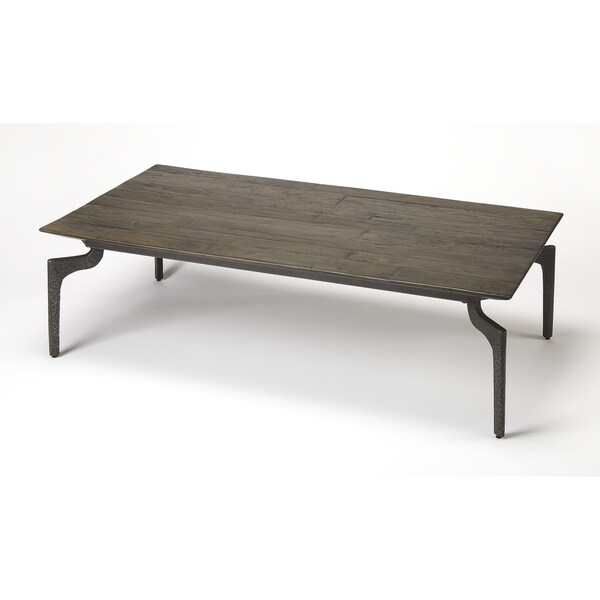Butler Rawlins Iron & Wood Coffee Table