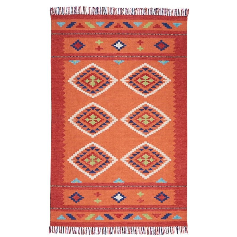 Nourison Baja Diamond Southwestern Fringe Area Rug