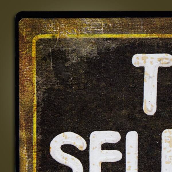 Shop Vintage Self Cleaning Kitchen Sign Wall Decor Overstock