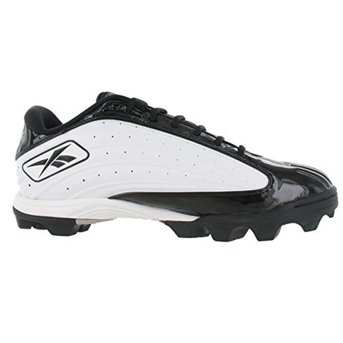white molded cleats