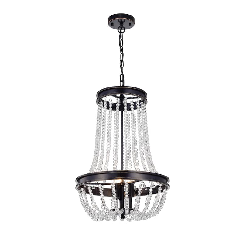 Elisedd 3-Light 15-Inch Vase Chandelier