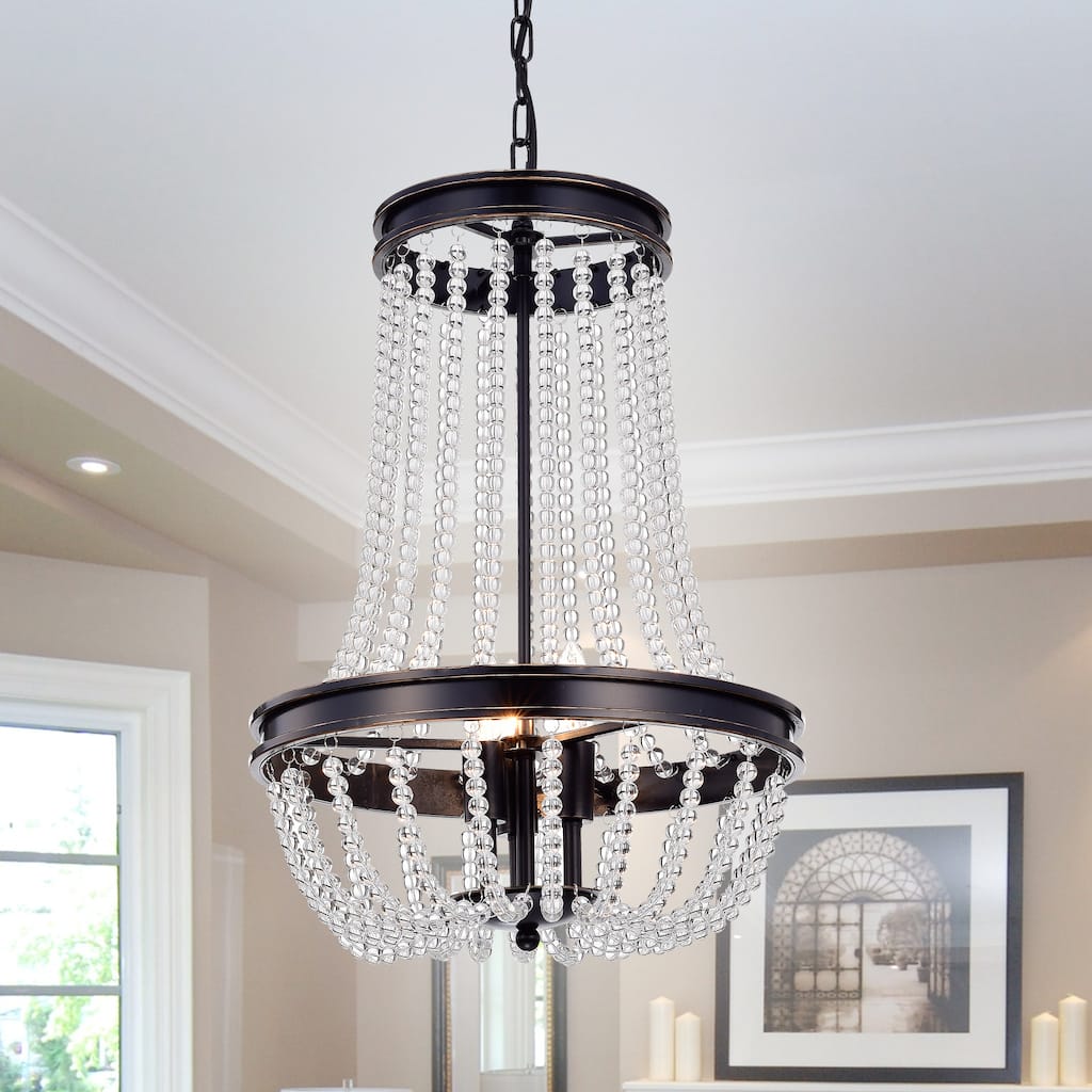Elisedd 3-Light 15-Inch Vase Chandelier