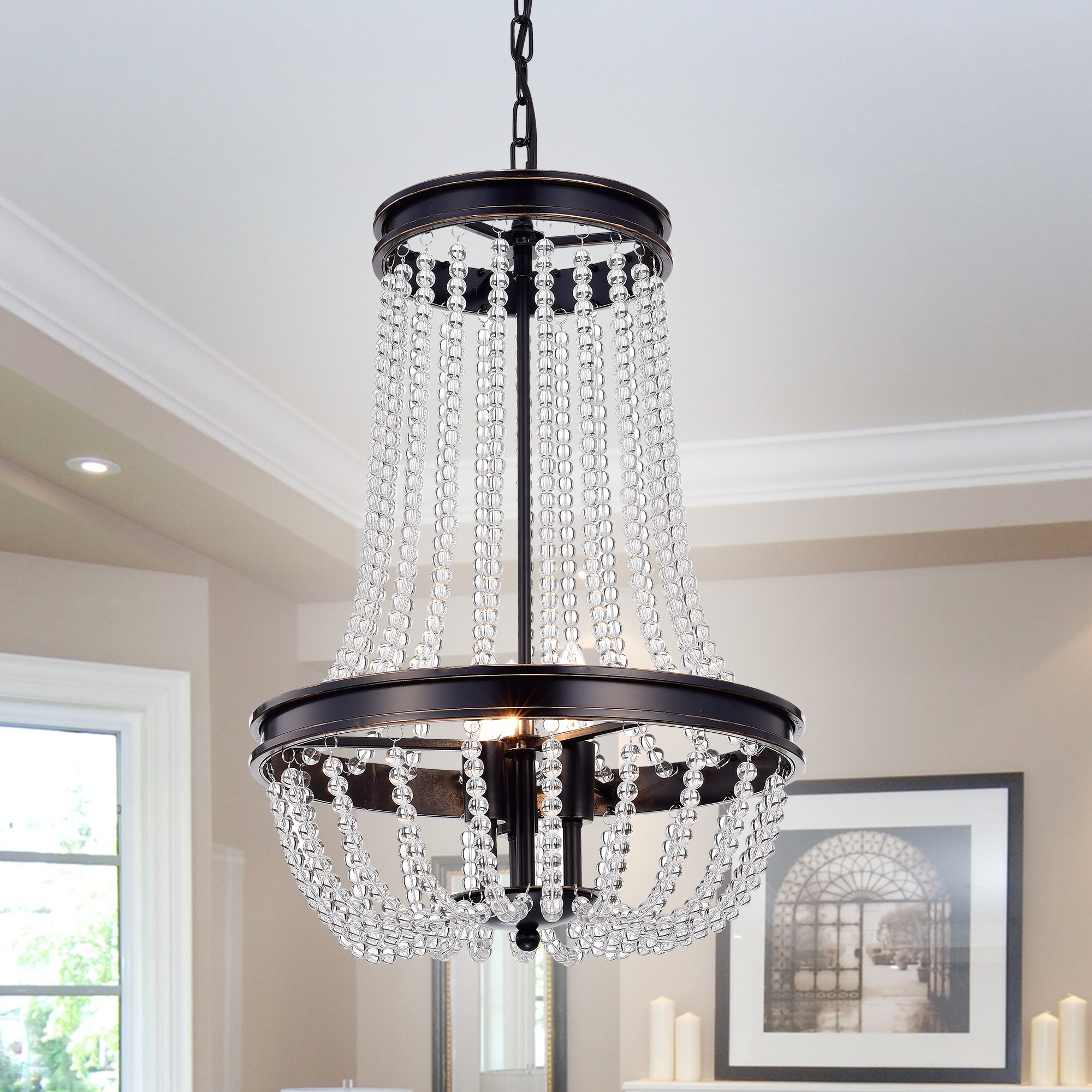 Warehouse of Tiffany Elisedd 3-Light 15-Inch Vase Chandelier