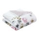 preview thumbnail 3 of 5, Chic Home Aylett Rose Floral Cotton Reversible 5 Piece Comforter Set