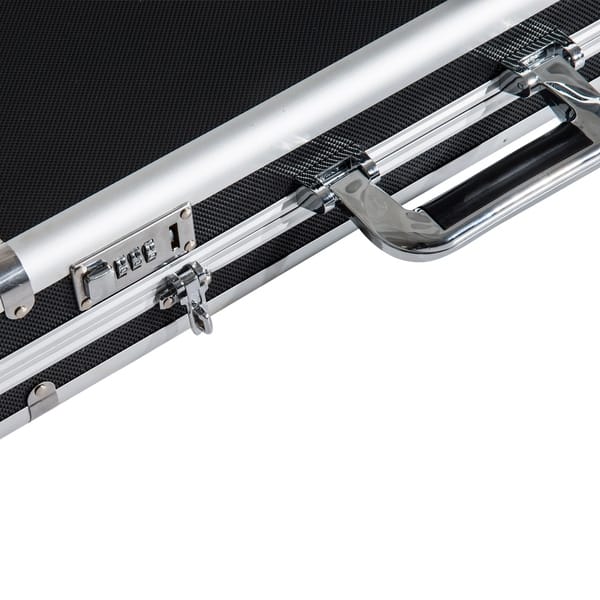44" Rifle / Shotgun Aluminum Combination Lock Gun Case Black