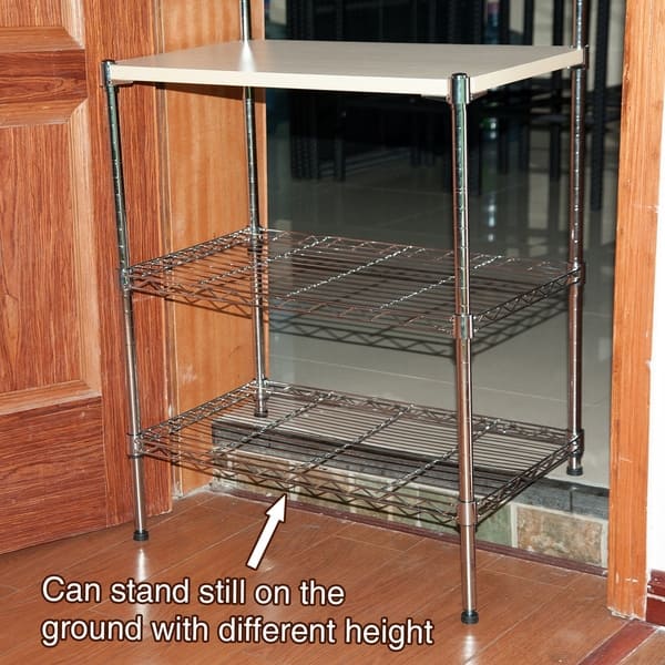 Shop Homcom 47 Bakers Rack Organizer Kitchen Prep Station With
