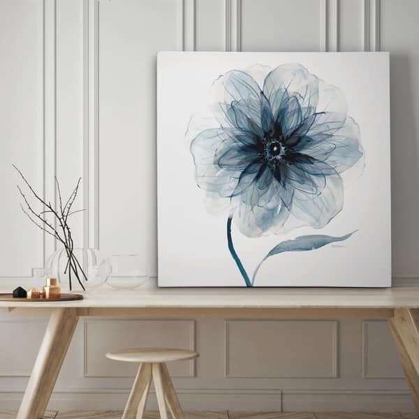 Indigo Bloom III - Premium Gallery Wrapped Canvas - 4 Sizes Available ...