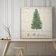 Tis the Season Pine - Premium Gallery Wrapped Canvas - 4 Sizes ...