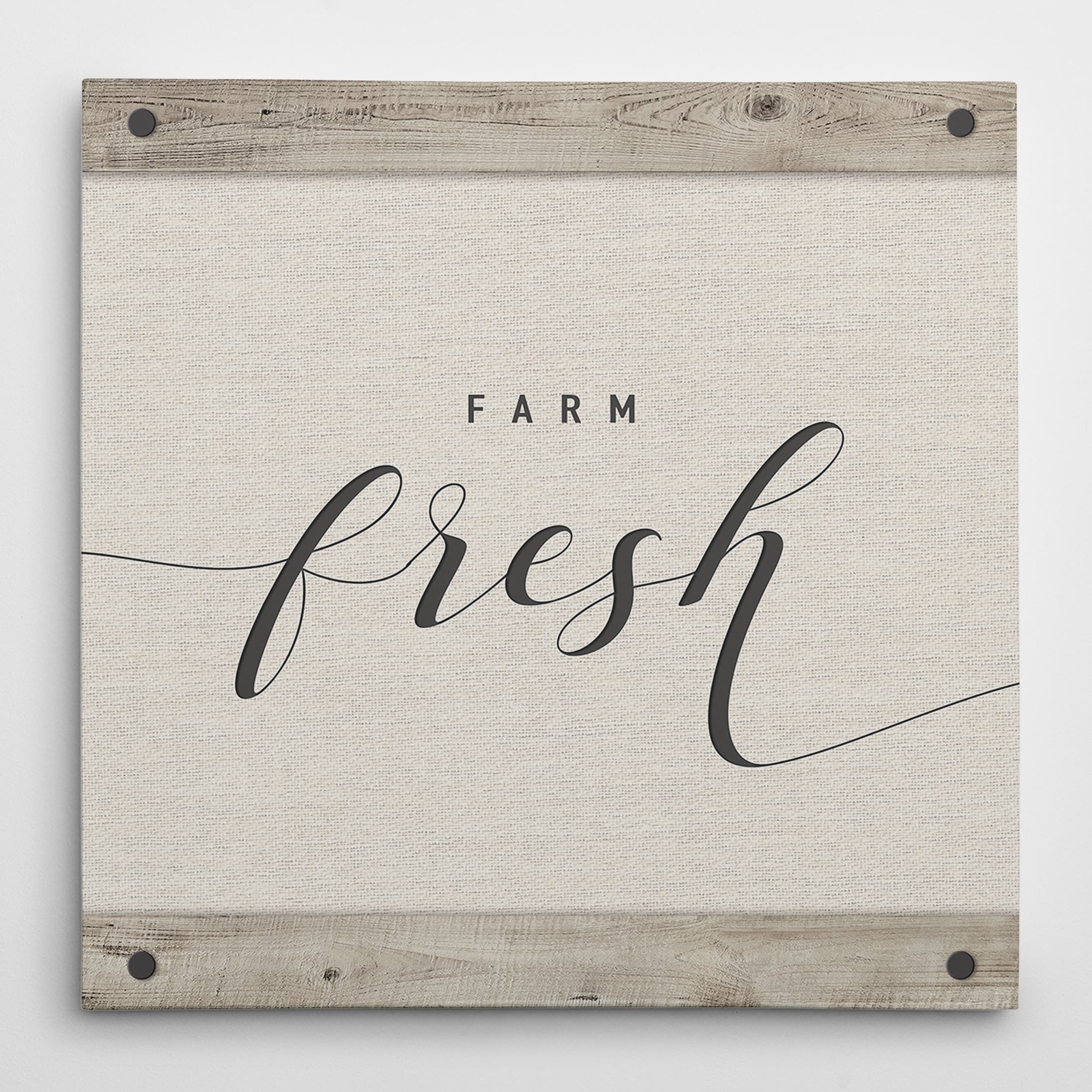 Farm Fresh - Premium Gallery Wrapped Canvas - 4 Sizes  Small