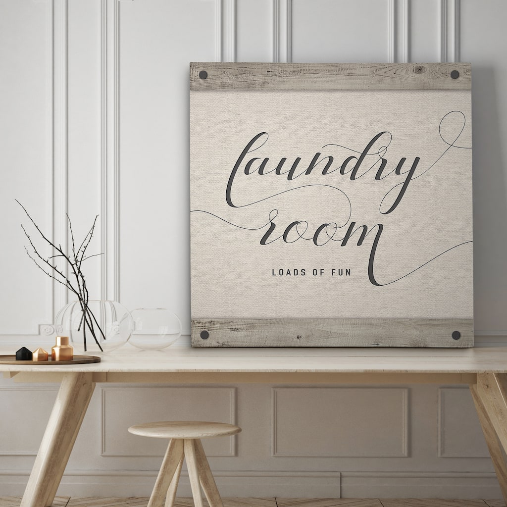 Laundry Room - Premium Gallery Wrapped Canvas - 4 Sizes Available