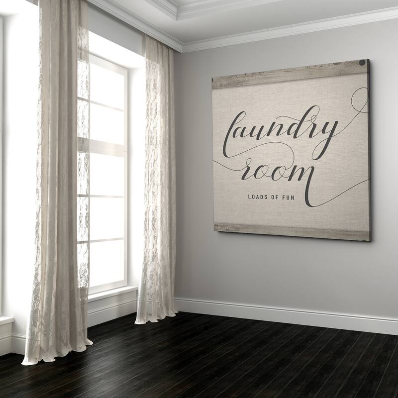 Laundry Room - Premium Gallery Wrapped Canvas - 4 Sizes Available