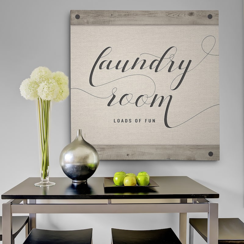 Laundry Room - Premium Gallery Wrapped Canvas - 4 Sizes Available