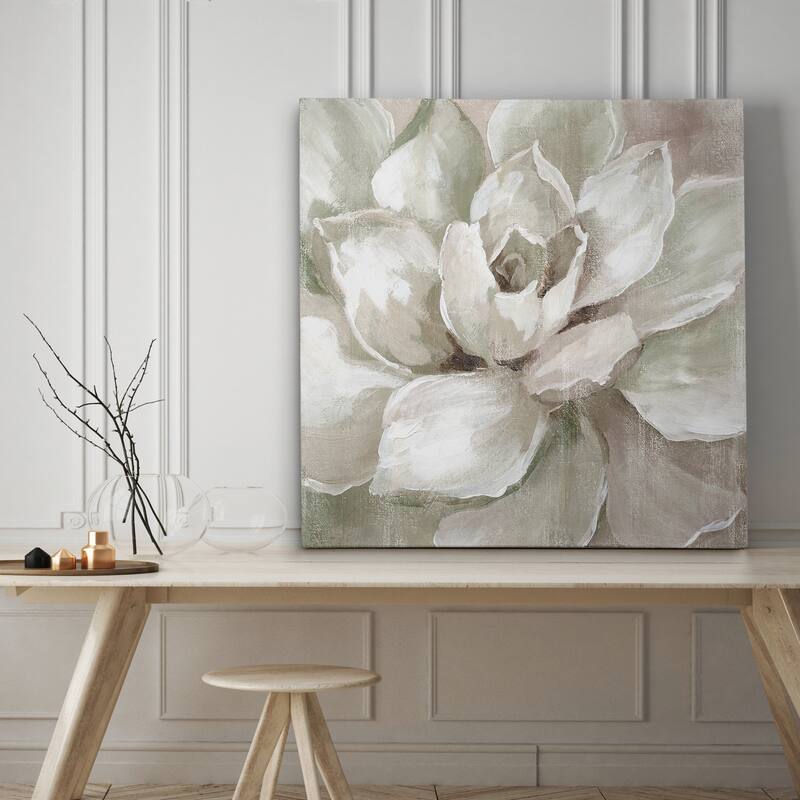 Hazy Summer Succulent - Premium Gallery Wrapped Canvas - 4 Sizes Available
