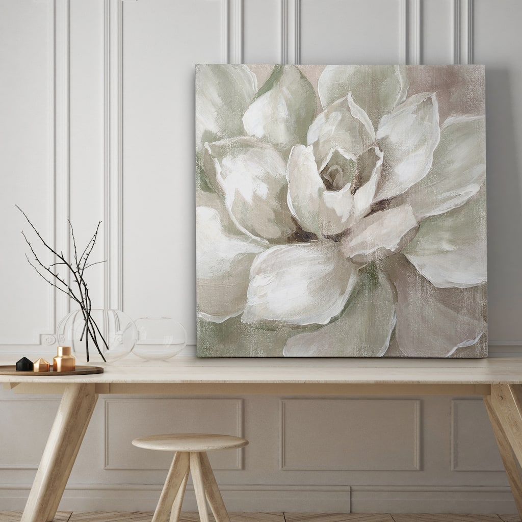 Hazy Summer Succulent - Premium Gallery Wrapped Canvas - 4 Sizes Available