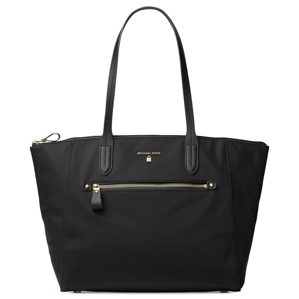 MICHAEL Michael Kors Women's Large Kelsey Tote, Black, One Size