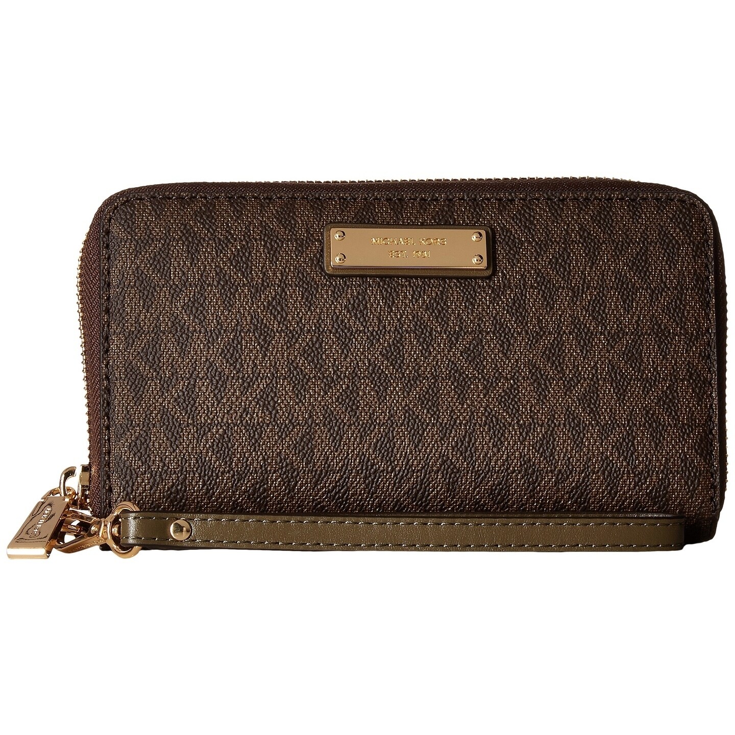 michael kors logo smartphone wristlet