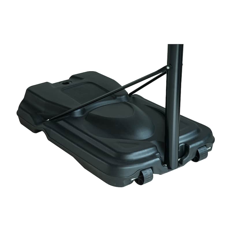Aosom Backboard, 6.3' - 8.3' Height Adjustable Portable Basketball Hoop System - MultiColor