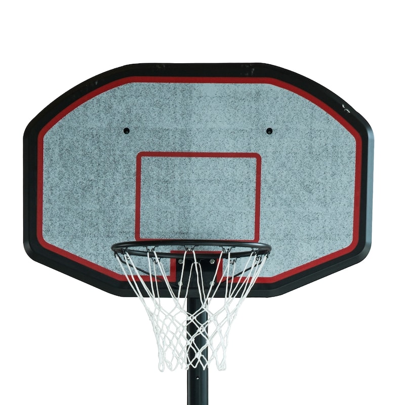 Aosom Backboard, 6.3' - 8.3' Height Adjustable Portable Basketball Hoop System