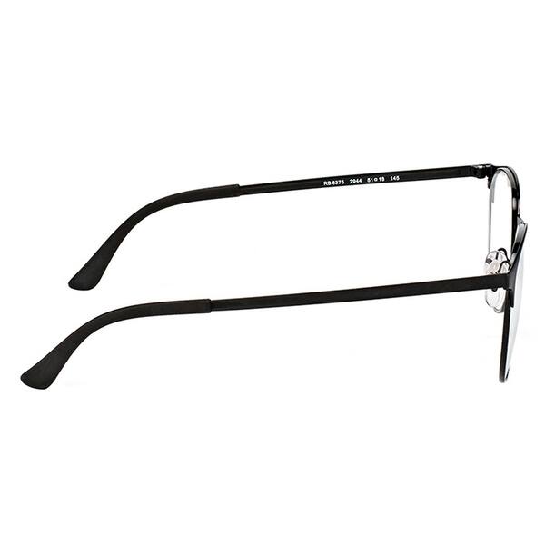 Ray Ban Round Rx 6375 2944 Unisex Black On Matte Black Frame Eyeglasses Overstock Ray Ban Round Rx 6375 2944 Unisex Black On Matte Black Frame Eyeglasses Overstock