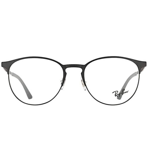 Ray Ban Round Rx 6375 2944 Unisex Black On Matte Black Frame Eyeglasses Overstock
