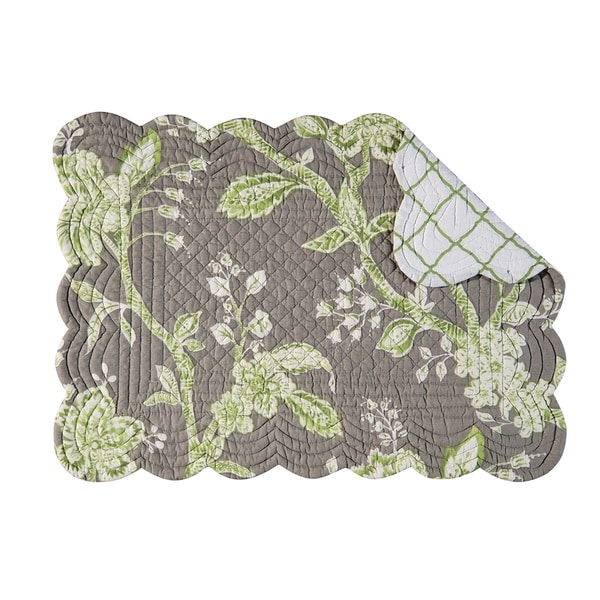 Annabelle Quilted Rectangular Placemat Set of 6