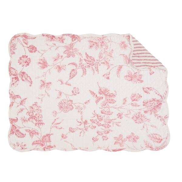 Lydia Quilted Rectangular Placemat Set of 6 Overstock 18042545