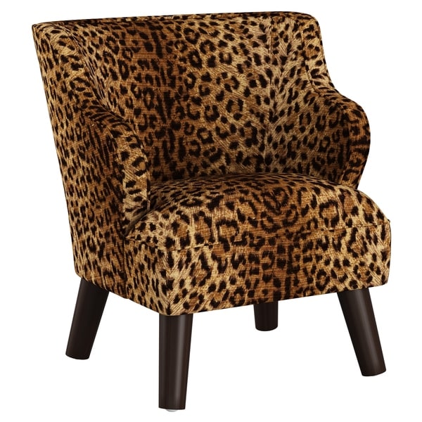 Skyline Furniture Kids Accent Chair in Cheetah Earth - Overstock - 18043084