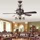 Firtha 52-Inch 5-Blade Antique Lighted Ceiling Fans with Branched ...