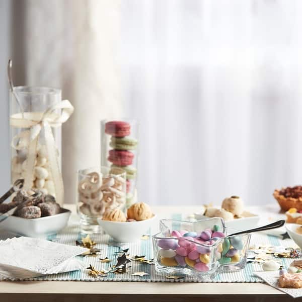 .com: Libbey Star Shaped Glass Bowls, Set of 6 : Home & Kitchen