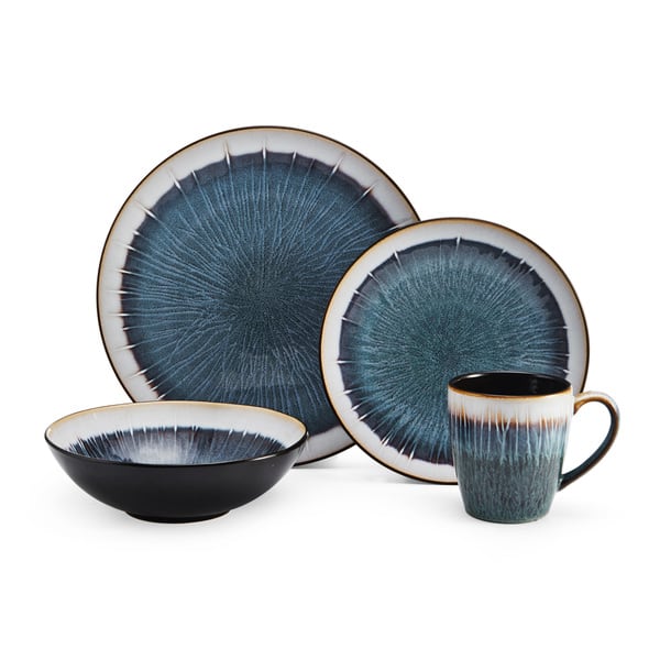 Gourmet Basics by Mikasa Reed 16-Piece Dinnerware Set Bed Bath