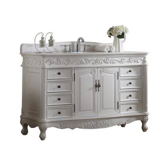56 Inch Bathroom Vanities Vanity Cabinets Online At Modetti Buckingham 56 Inch Single Bathroom Vanity With Top