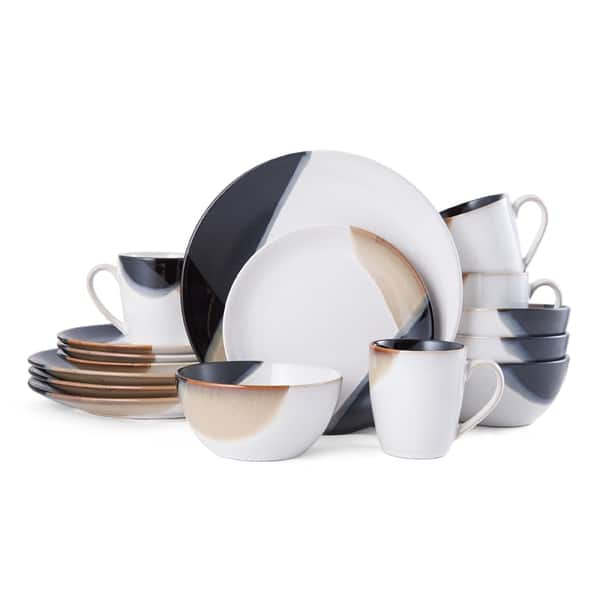 slide 2 of 9, Gourmet Basics by Mikasa Caden 16-Piece Dinnerware Set, Service for 4