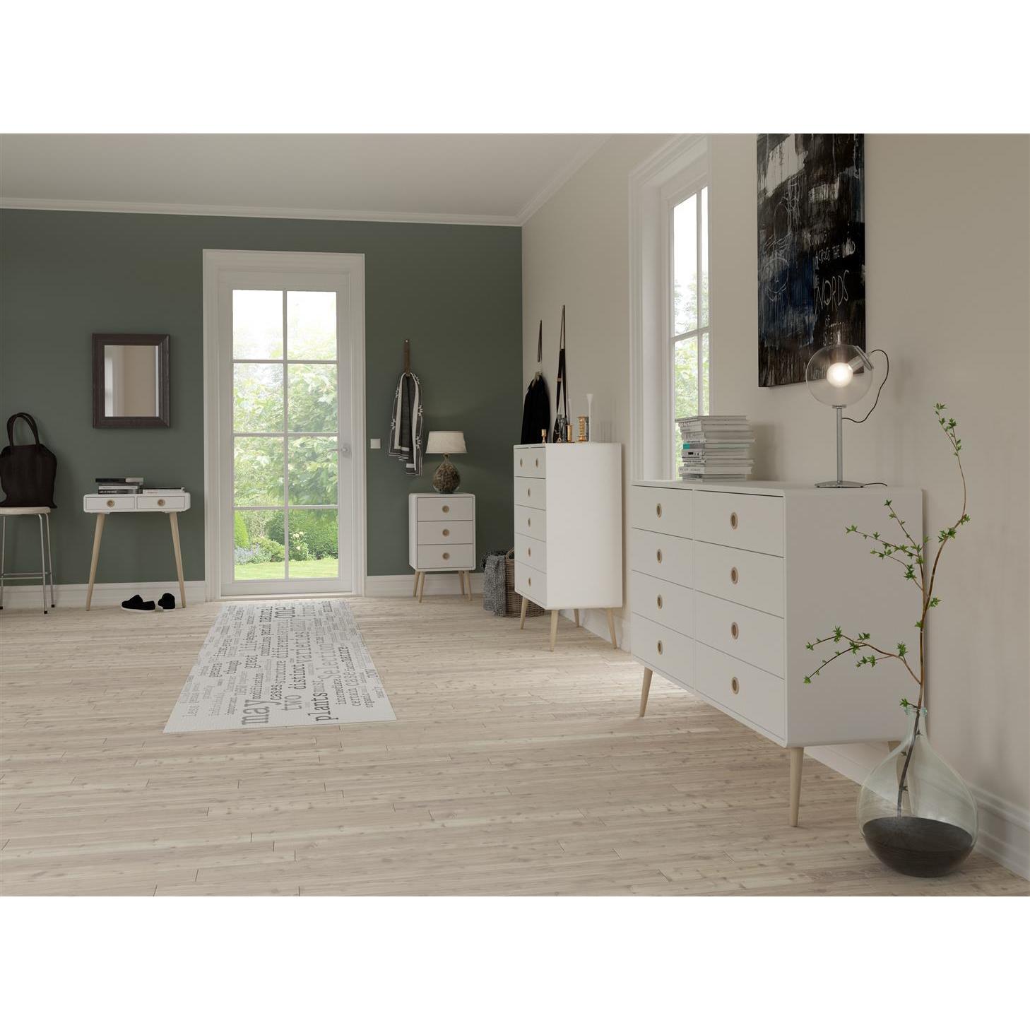 Shop Scandinavian Living Softline White Oak Finish Wood 3 Drawer