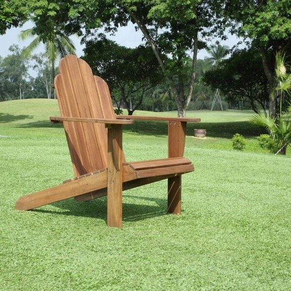 Shop Black Friday Deals On Gavil Teak Adirondack Chair Overstock 18045448